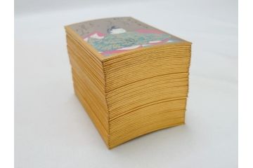 尾形光琳筆　本金彩　小倉百人一首　特別豪華版　全日本かるた協会監修　大石天狗堂謹製　インペリアル・アートギャラリー発行(R-062852)