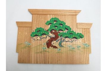 奈良　南都　川口神泉　木彫　金彩　極彩色　五段　十五人揃　一刀彫雛人形(共箱付き、木製、雛壇、ひな人形、段飾、コンパクト)(R-062853)