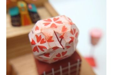 奈良　南都　川口神泉　木彫　金彩　極彩色　五段　十五人揃　一刀彫雛人形(共箱付き、木製、雛壇、ひな人形、段飾、コンパクト)(R-062853)
