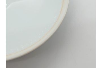 人間国宝　井上萬二　有田　染付　白磁　唐子遊戯文　香合(共箱付き、茶道具、仏具、小物入れ)(R-062854)