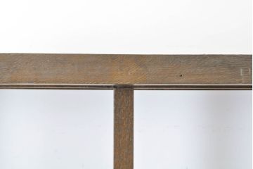 和製ビンテージ　昭和後期　ナラ材　重厚感のある特大サイズ!!古い大学の飾り棚(オープンラック、本棚、収納棚、ブックシェルフ、本棚、ヴィンテージ)(R-062857)