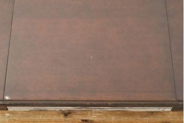 中古　maruni(マルニ木工)　KENT-COURT(ケントコート)　洗練された佇まいとシックな色合いが魅力のダイニングテーブル(エクステンションテーブル、4人掛け、6人掛け)(R-062859)