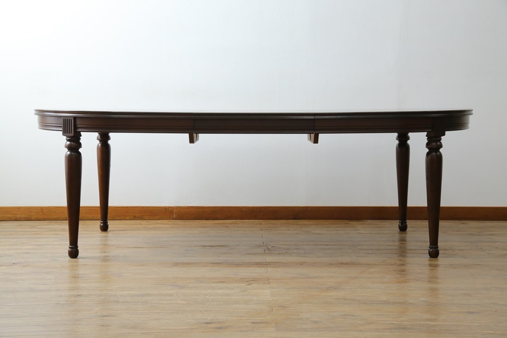 中古　maruni(マルニ木工)　KENT-COURT(ケントコート)　洗練された佇まいとシックな色合いが魅力のダイニングテーブル　(R-062859)