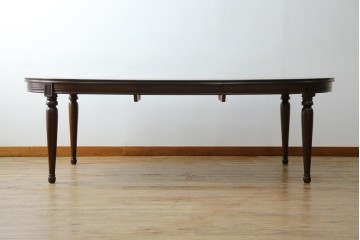 中古　maruni(マルニ木工)　KENT-COURT(ケントコート)　洗練された佇まいとシックな色合いが魅力のダイニングテーブル　(R-062859)