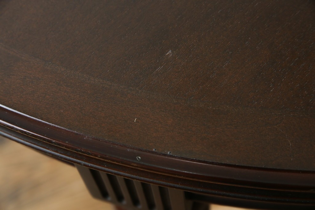 中古　maruni(マルニ木工)　KENT-COURT(ケントコート)　洗練された佇まいとシックな色合いが魅力のダイニングテーブル　(R-062859)