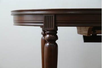 中古　maruni(マルニ木工)　KENT-COURT(ケントコート)　洗練された佇まいとシックな色合いが魅力のダイニングテーブル　(R-062859)