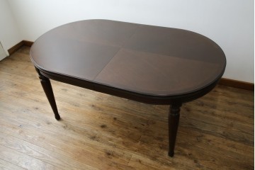 中古　maruni(マルニ木工)　KENT-COURT(ケントコート)　洗練された佇まいとシックな色合いが魅力のダイニングテーブル　(R-062859)