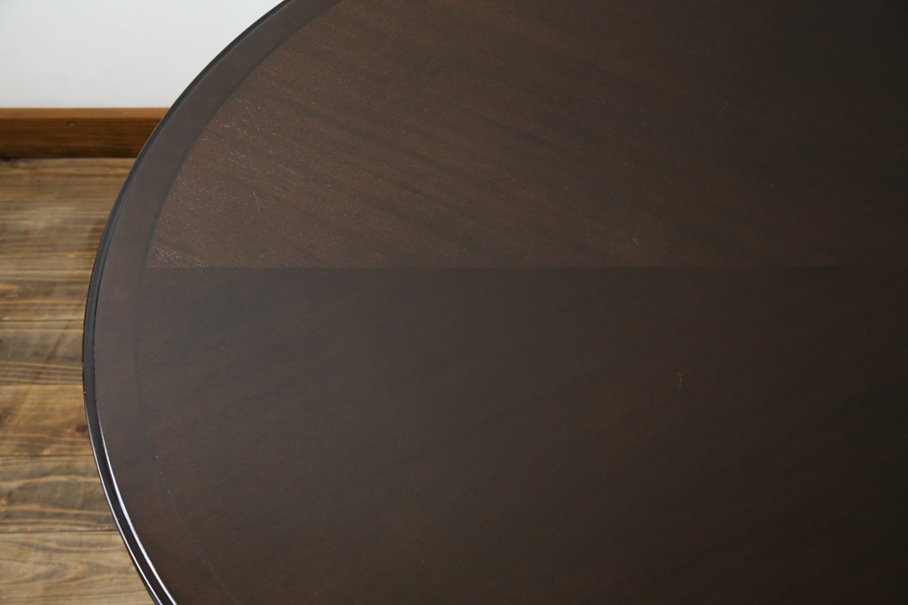 中古　maruni(マルニ木工)　KENT-COURT(ケントコート)　洗練された佇まいとシックな色合いが魅力のダイニングテーブル　(R-062859)