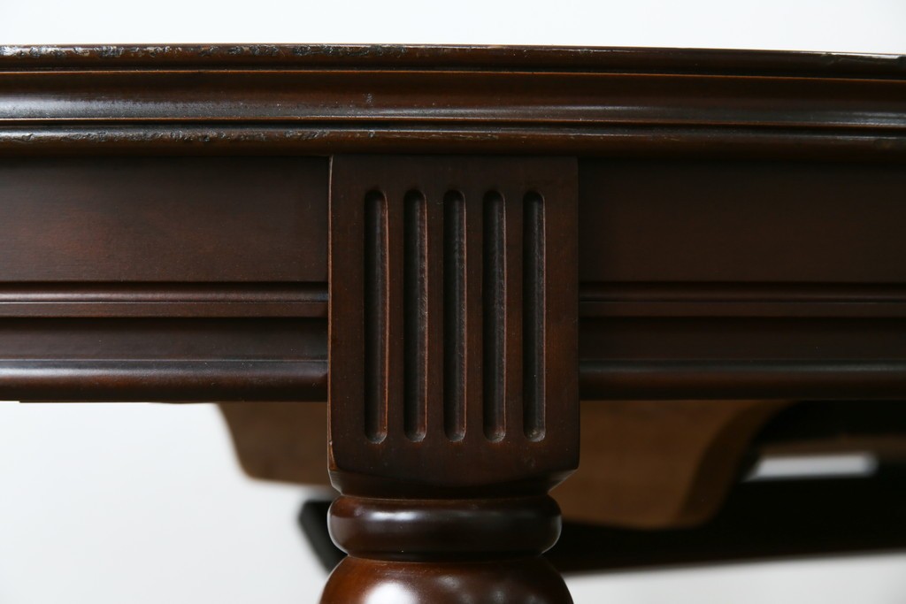 中古　maruni(マルニ木工)　KENT-COURT(ケントコート)　洗練された佇まいとシックな色合いが魅力のダイニングテーブル　(R-062859)