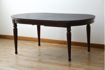 中古　maruni(マルニ木工)　KENT-COURT(ケントコート)　洗練された佇まいとシックな色合いが魅力のダイニングテーブル　(R-062859)