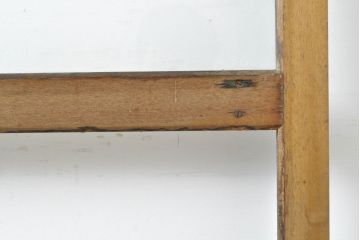 アンティーク建具　経年を感じる風合いが魅力のガラス戸2枚セット(引き戸、建具)(R-062863)