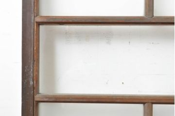 和製アンティーク　ノスタルジックな雰囲気が魅力のガラス戸2枚セット(引き戸、建具)(R-062864)