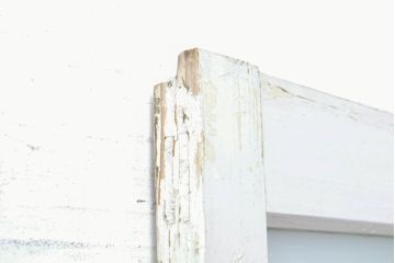 和製アンティーク　すりガラスが入ったおしゃれなガラス戸1枚(引き戸、建具)(R-062866)