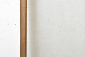 アンティーク建具　シンプルなデザインで使いやすいガラス窓1枚(引き戸、ガラス戸、建具)(R-062867)