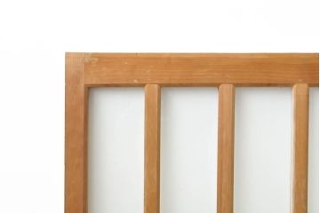 アンティーク建具　凝ったデザインが和の空間を引き立てるガラス窓2枚セット(引き戸、ガラス戸、建具)(R-062869)