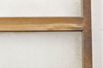 アンティーク建具　レトロな雰囲気漂うガラス戸2枚セット(引き戸、建具)(R-062877)
