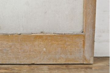 アンティーク建具　レトロな雰囲気漂うガラス戸2枚セット(引き戸、建具)(R-062877)