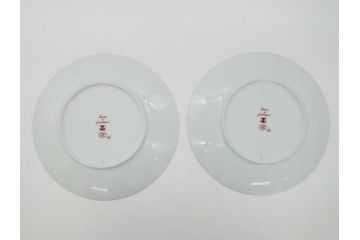 フランス　HERMES(エルメス)　ガダルキヴィール　デザートプレート2枚セット(箱なし、洋食器、ペア)(R-062884)