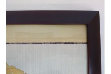 渡辺俊明　蓮笑庵　墨彩画　月と夏草図　野の花がいい　力むこともなく　自分らしく　素直に咲いているのがいいね　俊めいがたり(絵画、額装)(R-062892)