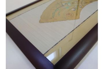 渡辺俊明　蓮笑庵　墨彩画　月と夏草図　野の花がいい　力むこともなく　自分らしく　素直に咲いているのがいいね　俊めいがたり(絵画、額装)(R-062892)
