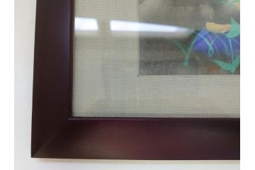 渡辺俊明　蓮笑庵　墨彩画　月明り六地蔵　野の花は　地蔵のものか　童子のものか　これは天地のおくりばな　春夏秋冬　ふるさとは　美しきなつかしき山河なり　俊めいがたり(絵画、額装)(R-062893)