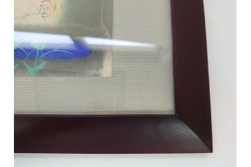 渡辺俊明　蓮笑庵　墨彩画　月明り六地蔵　野の花は　地蔵のものか　童子のものか　これは天地のおくりばな　春夏秋冬　ふるさとは　美しきなつかしき山河なり　俊めいがたり(絵画、額装)(R-062893)