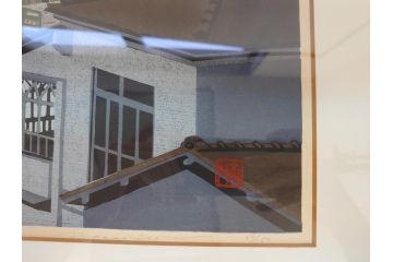 井堂雅夫　木版画　神戸の夜　1984年(多色刷、絵画)(R-062895)