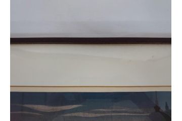 井堂雅夫　木版画　神戸の夜　1984年(多色刷、絵画)(R-062895)