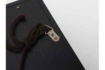 飯田美郎　彫金　金工　ブロンズ　レリーフ　銅板銀メッキ　ふくろう(外箱付き、額装、フクロウ、梟)(R-062902)