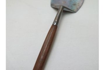 金工師　村田耕閑　南鐐　炉　風炉　囲炉裏 灰杓子(共箱付き、灰匙、茶道具、炭手前)(R-062904)