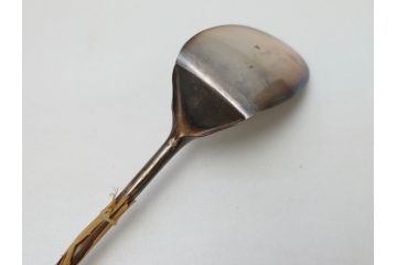 金工師　村田耕閑　南鐐　炉　風炉　囲炉裏 灰杓子(共箱付き、灰匙、茶道具、炭手前)(R-062904)