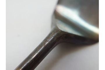 金工師　村田耕閑　南鐐　炉　風炉　囲炉裏 灰杓子(共箱付き、灰匙、茶道具、炭手前)(R-062904)