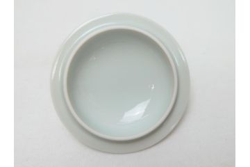 重要無形文化財　人間国宝　有田　十四代今泉今右衛門　宮内庁御用達　錦橘絵　湯呑(共箱付き、和食器)(R-062907)