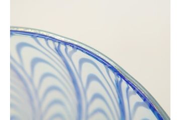 イタリア　ベネチアングラス　ワイングラス(作家物、サイン有、ムラノガラス、ムラーノガラス、ベネチアンガラス)(R-062916)