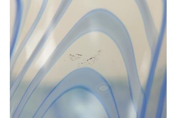 イタリア　ベネチアングラス　ワイングラス(作家物、サイン有、ムラノガラス、ムラーノガラス、ベネチアンガラス)(R-062916)