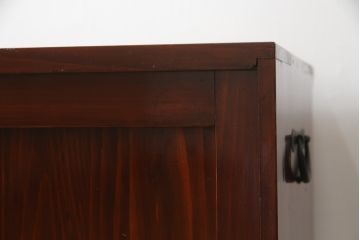 和製アンティーク　漆塗りが上品な雰囲気を醸し出す収納棚(戸棚、キャビネット、下駄箱)(R-062922)