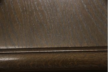 中古　永田良介商店　サイドに引き出しがあるデザインが珍しい!!クラシカルな佇まいのサイドボード(収納棚、戸棚、サイドキャビネット)(R-062937)