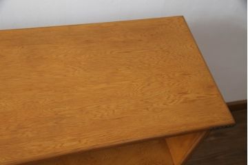 中古　民芸家具　屋久杉　上質な和の空間を演出するサイドボード(茶棚、収納棚、戸棚、飾り棚)(R-062944)