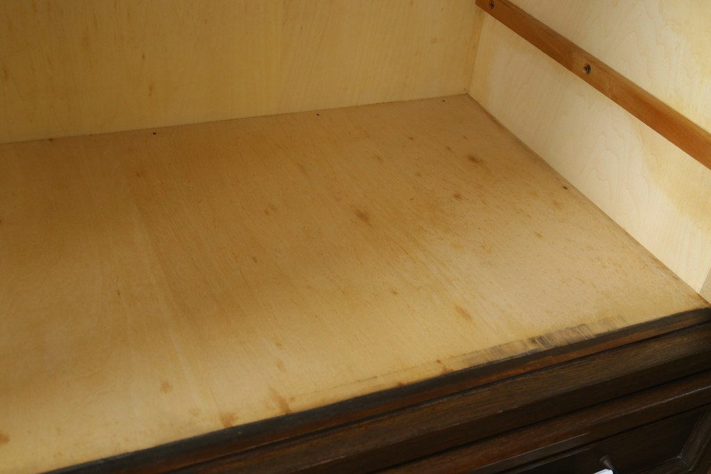 中古　美品　永田良介商店　クラシカルでモダンなデザインが珍しい着物箪笥　(R-062946)