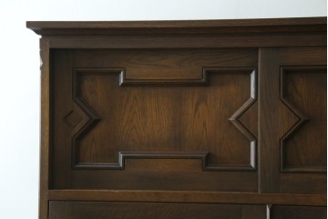 中古　美品　永田良介商店　クラシカルでモダンなデザインが珍しい着物箪笥　(R-062946)