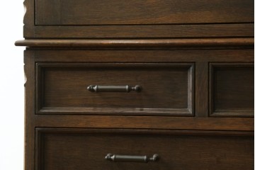 中古　美品　永田良介商店　クラシカルでモダンなデザインが珍しい着物箪笥　(R-062946)