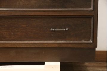 中古　美品　永田良介商店　クラシカルでモダンなデザインが珍しい着物箪笥(和タンス、衣装箪笥、衣装盆、収納箪笥、引き出し)(R-062946)
