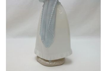  	スペイン　リヤドロ　LLADRO　NAO　Girl With Puppy(子犬を抱く少女)　フィギュリン(箱なし、陶器人形、置物、オブジェ、女の子、犬)(R-062951)