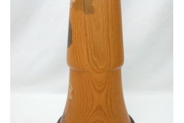 内閣総理大臣賞受賞作家　現代の名工　関口三作　創作こけし　白蓮　49cm(共箱なし、置物、人形、木彫)(R-062953)