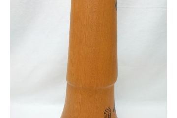 内閣総理大臣賞受賞作家　現代の名工　関口三作　創作こけし　白蓮　49cm(共箱なし、置物、人形、木彫)(R-062953)