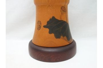 内閣総理大臣賞受賞作家　現代の名工　関口三作　創作こけし　白蓮　49cm(共箱なし、置物、人形、木彫)(R-062953)
