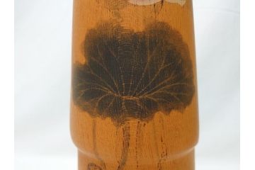 内閣総理大臣賞受賞作家　現代の名工　関口三作　創作こけし　白蓮　49cm(共箱なし、置物、人形、木彫)(R-062953)