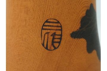内閣総理大臣賞受賞作家　現代の名工　関口三作　創作こけし　白蓮　49cm(共箱なし、置物、人形、木彫)(R-062953)