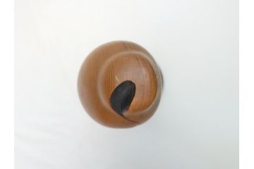 内閣総理大臣賞受賞作家　現代の名工　関口三作　創作こけし　白蓮　49cm(共箱なし、置物、人形、木彫)(R-062953)