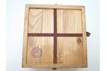 大浦胡泉　漆器　若松　蒔絵　銘々盆5枚セット(共箱付き、銘々皿)(R-062954)